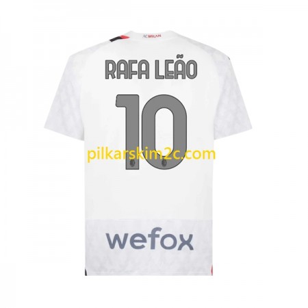 Koszulka AC Milan Rafael Leao 10 Precz 2023/24 Koszulki Piłkarskie